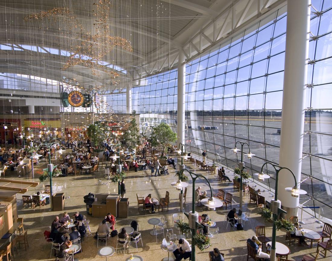 Photo of terminal at Seattle-Tacoma International Airport